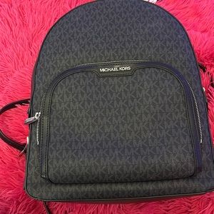 Black Michael Kors backpack